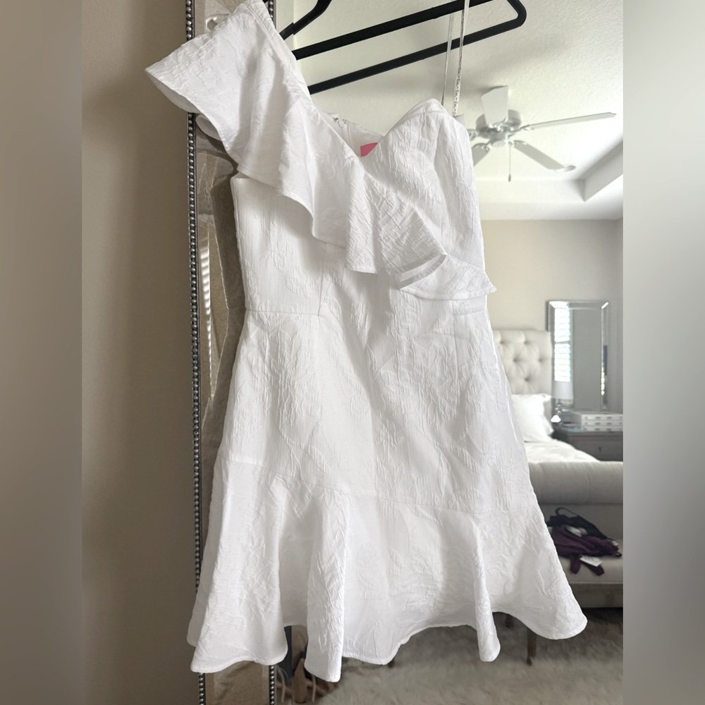 Lilly Pulitzer Ariana One Shoulder Romper